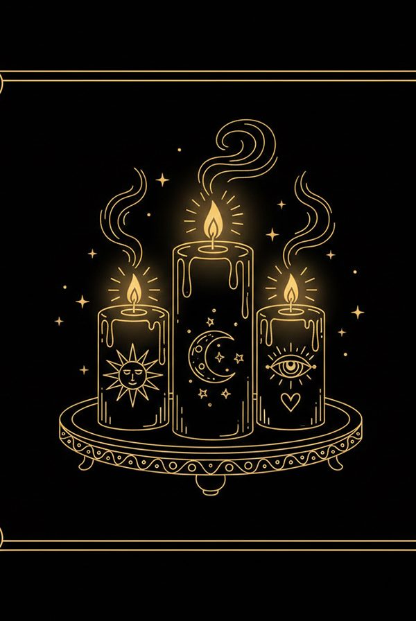 Velas personalizadas: ritualizadas e intencionadas
