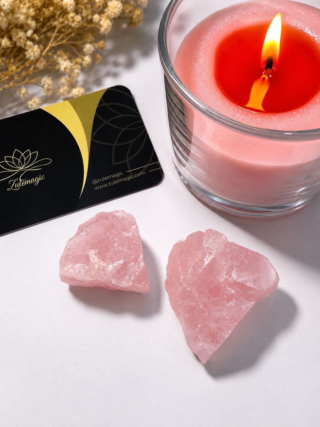 Cuarzo Rosa Natural en Bruto |Amor, Amor Propio, Armonía y Bienestar Emocional
