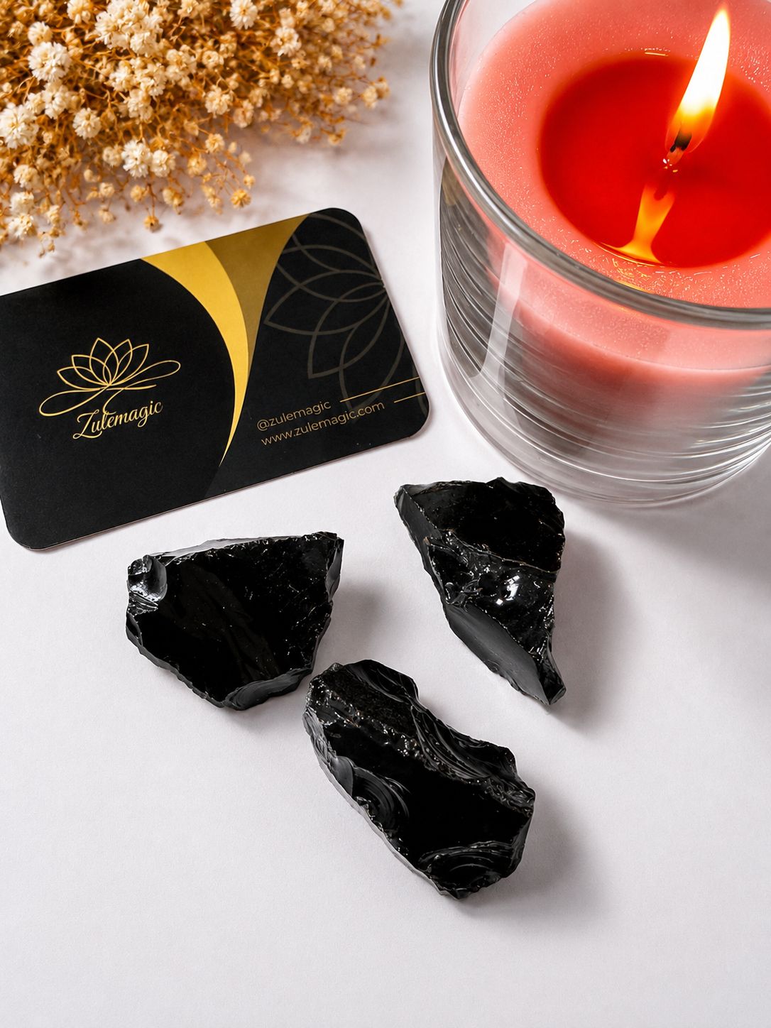 Obsidiana Negra en Bruto Natural – Protección y Limpieza Energética